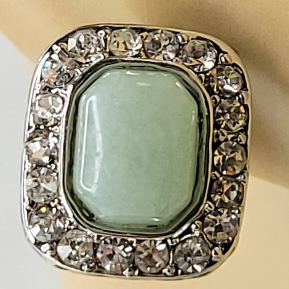 Mini Jade Green Earrings - Picture 13 of 14